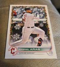 2022 Topps Holiday Gabriel Arias RC #HW12 Cleveland Guardians 