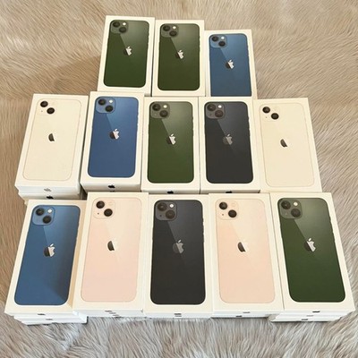 NEW Apple iPhone 13 Mini 5.4'' 5G 128GB 256GB Unlocked SEALED BOX 100% BATTERY