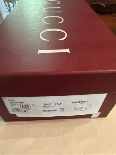 Authentic Gucci Rare Burgundy Empty Gift Storage Box 14.5” x 8.25” x 5.25” - Picture 4 of 6