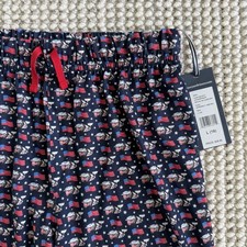 New Vineyard Vines Boys Pajama Lounge Pants Large 16 Astronaut Deep Bay NWTblue