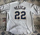 Christian Yelich Signed Milwaukee Brewers MLB Baseball Jersey JSA Authenticated