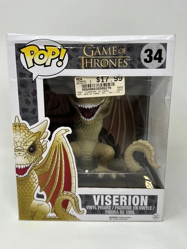 Funko POP! Television Game of Thrones Viserion Supersized #34 DAMAGED BOX