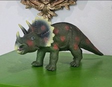 Toysrus Triceratops Dinosaur Figure Green w/ Red Spots T1208C 2016