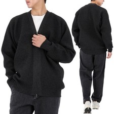 NANAMICA 25FW 5G Zip-Up Cardigan BLACK 148272969