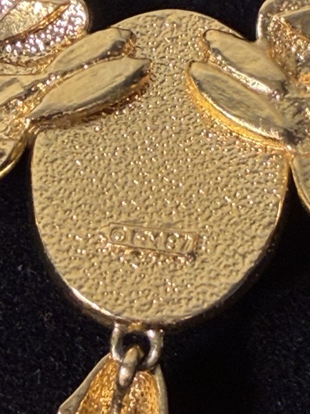 Alternate view of Vintage Franklin Mint Jewel Nile Scarab Necklace New Never Worn