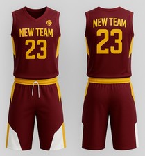 Custom Basketball Team Uniforms – 10 Men's Jersey & Shorts Sets – Personalized