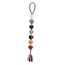Irregular 7 Chakra Crystals Hanging Ornaments Decor Shape | Chakras Heart