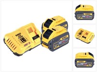 Dewalt Dcb 118 Y2 Akku Starter Set 18 V / 54 V 2X Xr Flexvolt Akku 12 Ah + Lader