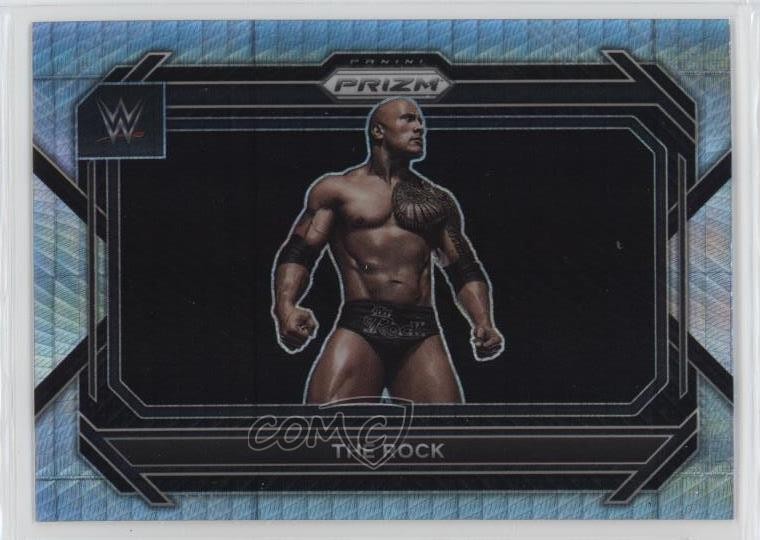 2023 Panini Prizm WWE Hyper Prizm The Rock #41 1i7m