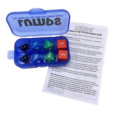 Lumps Dice Game Continuum Games Complete with instructions 1-100 players