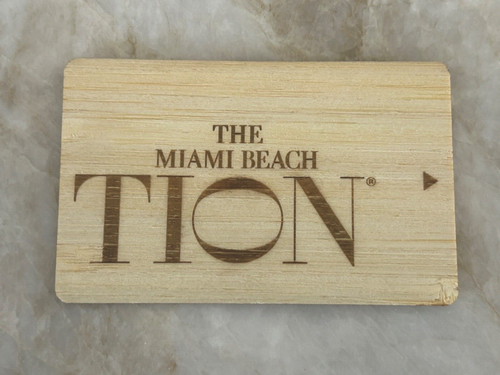 The Miami Beach EDITION South Beach Light Wood Style Hotel Room Key Card - Picture 2 of 2