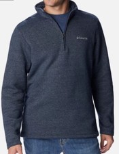 Columbia Great Hart Mountain III Half Zip Fleece Long Sleeve Pullover Men Small