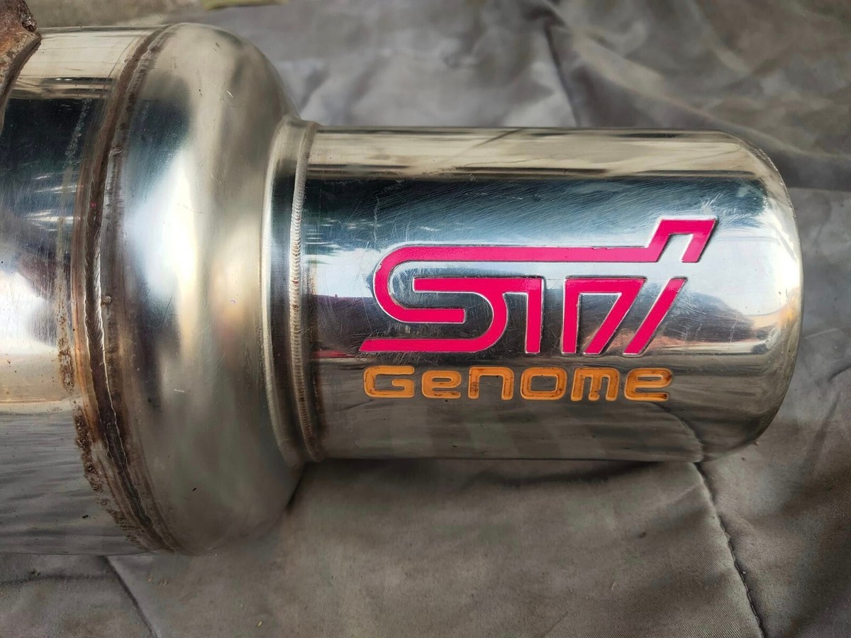 スバルインプレッサ STI Genome マフラー GDA/GDB e.f.g JDM SUBARU IMPREZA WRX STi GDA/GDB STi GENOME EXHAUST