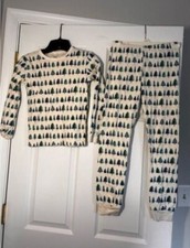 Janie And Jack Christmas Tree Pajamas Size 10