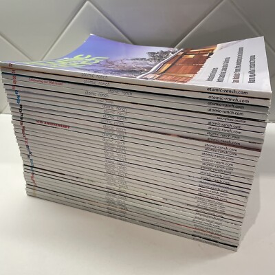 Atomic Ranch Magazine Huge Lot Of 33 2008-2016 Issues Spans #18-#52 Mid Century