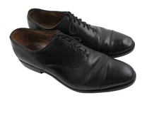 Vintage 90s Allen Edmonds Park Avenue Cap Toe Oxford Leather Shoes 10 B Black