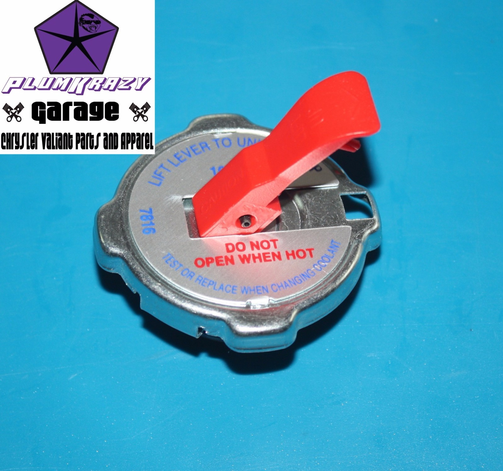 Chrysler Valiant SAFETY RELIEF RADIATOR CAP Suits RV1CM Charger Pacer