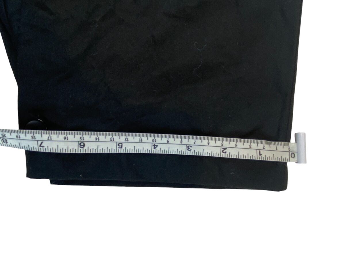 Zara Women Pants L Black Paperbag Belt Tapered Leg Utility Zara Women Pants L Black Paperbag Belt Tapered Leg Utility