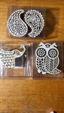 Recollections Wood Stamps Lot Of 3