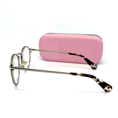Kate Spade Eyeglasses JALYSSA B3V Purple gold Round Metal  display picture 2