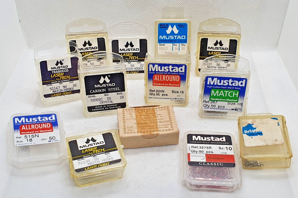 25 Ganci A Morte Lenta Rossi Mustad 33862R Taglia 6 Azione - Foto 5