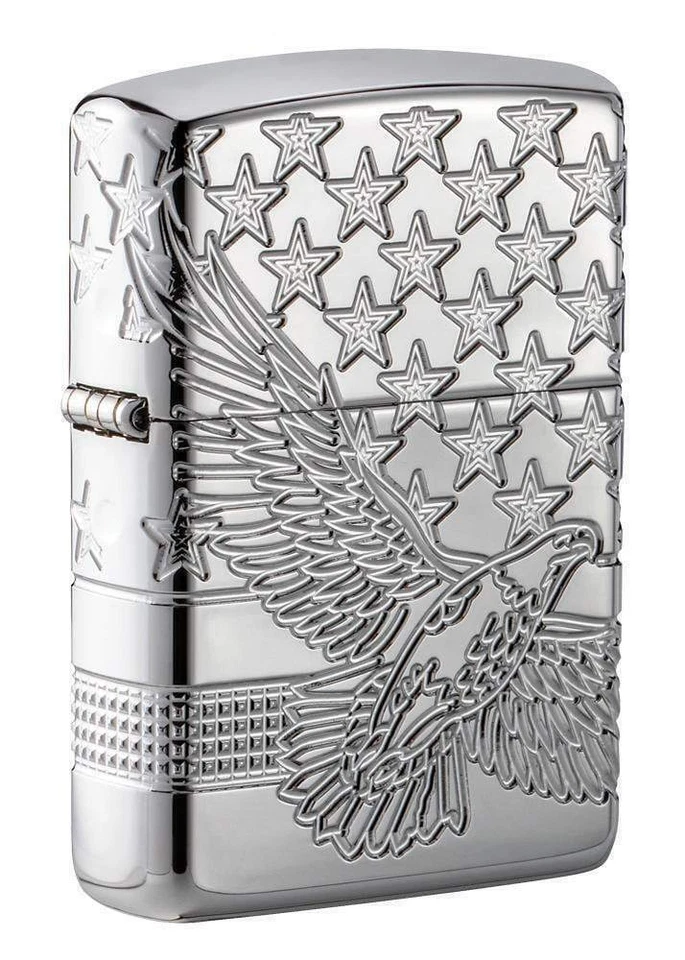 BRIQUET ZIPPO ESSENCE NEUF - AIGLE AMERICAIN ( Original , Tempete , Collection )