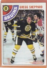 1978-79 TOPPS HOCKEY GREGG SHEPPARD #18 BRUINS EXMT *A10404