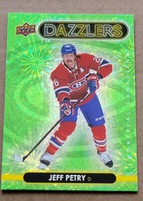 2021-22 Upper Deck Series Extended Green Dazzlers Jeff Petry #DZ-120