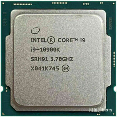 Intel Core i9-10900K 3.7-5.3GHz 10 Cores 20 Threads 125W LGA1200