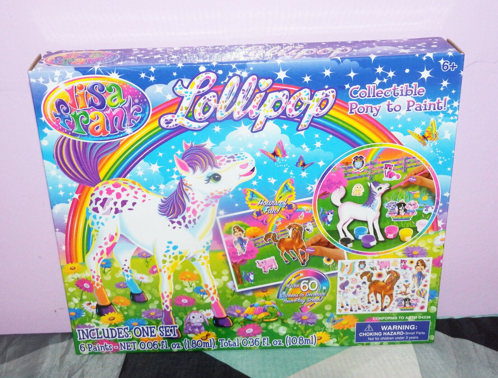 New Lisa Frank Lollipop Collectible Pony To Paint *Read Listing*