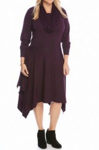 nina leonard sweater dress
