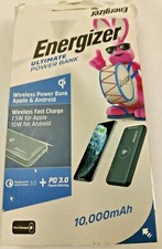 Energizer Ultimate 10,000mAh Qi Wireless Fast Portable Charger with QC 3.0,PD3.0