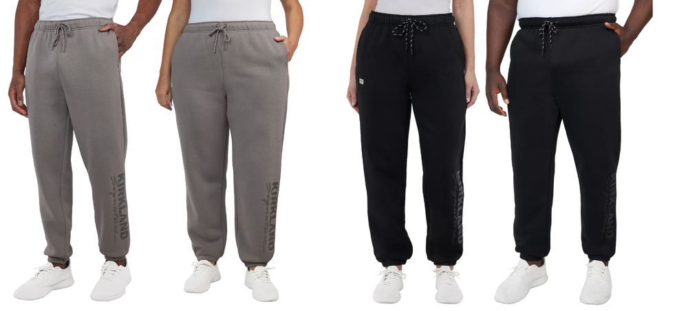 Kirkland Signature Unisex Logo Jogger Pants for Comfort & Style
