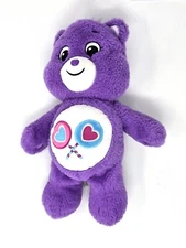 Care Bears Share Bear Stuffed Animal Plush 13" Purple Bear Basic Fun 2020