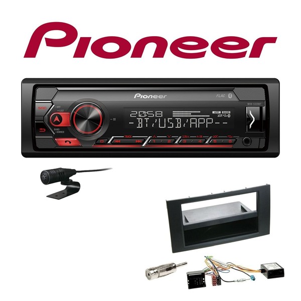 Pioneer Bluetooth Autoradio Android FüR Ford Galaxy 2006-2007 Schwarz Mit Canbus-image
