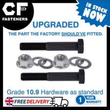 2X -  SEAT LEON + ATECA FRONT HUB STRUT PINCH BOLT + NUT - Grade 10.9 - 5F KL KG