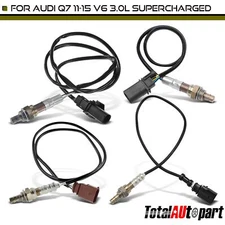 4x O2 Oxygen Sensor for Audi Q7 11-15 V6 3.0L Supercharged Upstream & Downstream