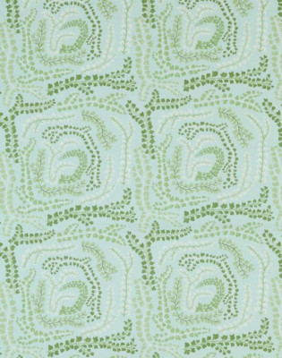 HARLEKIN VORHANGSTOFF Fayola 1,5 METER SEEGLAS/KLEE/ERWACHEN LEINENMISCHUNG