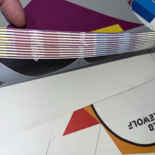 Vintage Paper Airplane Jet Fighter Kit Full Color AVIATION Different Design - 第 5/6 張圖片