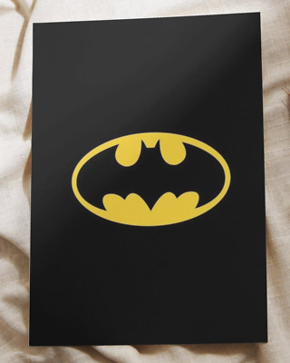 Full HD Metallbild Schild Metallwand Poster Metall Schild Batman