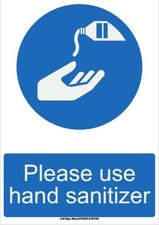 PLEASE USE, mandatory sign, in 3 different sizes.