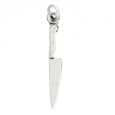 LGU  Sterling Silver Chef's Knife Charm (With Options)