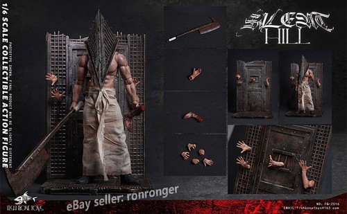 FISH BONETOYS FB-Z016 1/6 Scale Silent Hill Pyramid Head Action Figure with Base - Picture 11 of 11