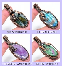 Gemstone Not Applicable Birthday Elegant Artisan Boho Handcrafted Pendant Copper