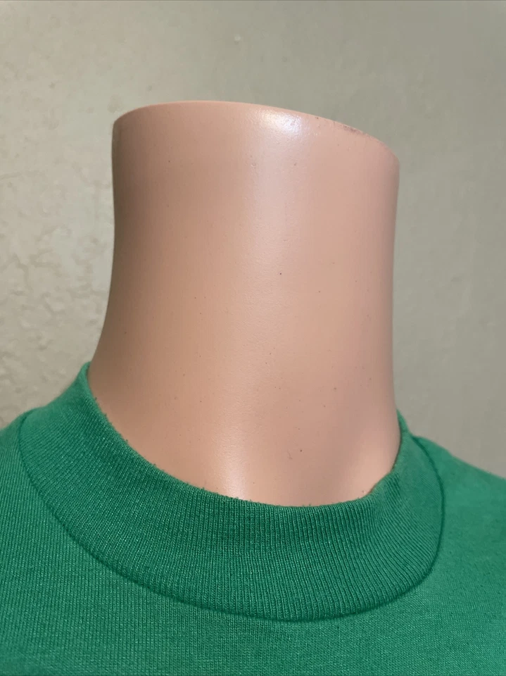 Camisa vintage de una sola puntada totalmente verde talla XL para hombre Anthony Activewear Foto 2 de 4