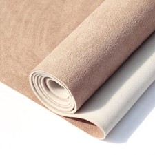Hiksuky Suede Auto Headliner Fabric 36" L 60" W with Foam Backing - Beige