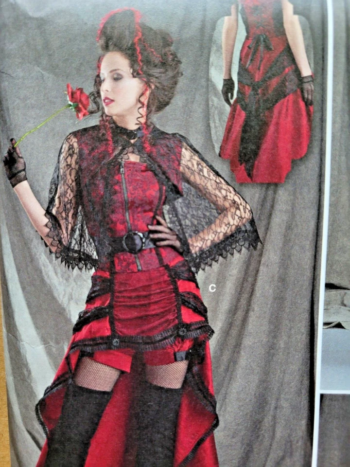 SIMPLICITY# 8719 STEAMPUNK HALLOWEEN COSTUME Sewing Pattern Sizes14-22 - Image 3 of 4