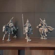 28mm Mounted Huscarls with Spears Ideal for Rohan MESBG, Dark Ages etc 28mm