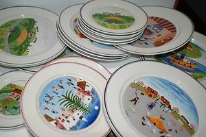 Lach terras Gemaakt om te onthouden Villeroy & Boch Design Naif LAPLAU Plates you CHOOSE + wedding | eBay