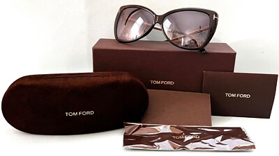 Tom Ford TF512-01C Sunglasses Gold/Black Frames Black Lens  display picture 2